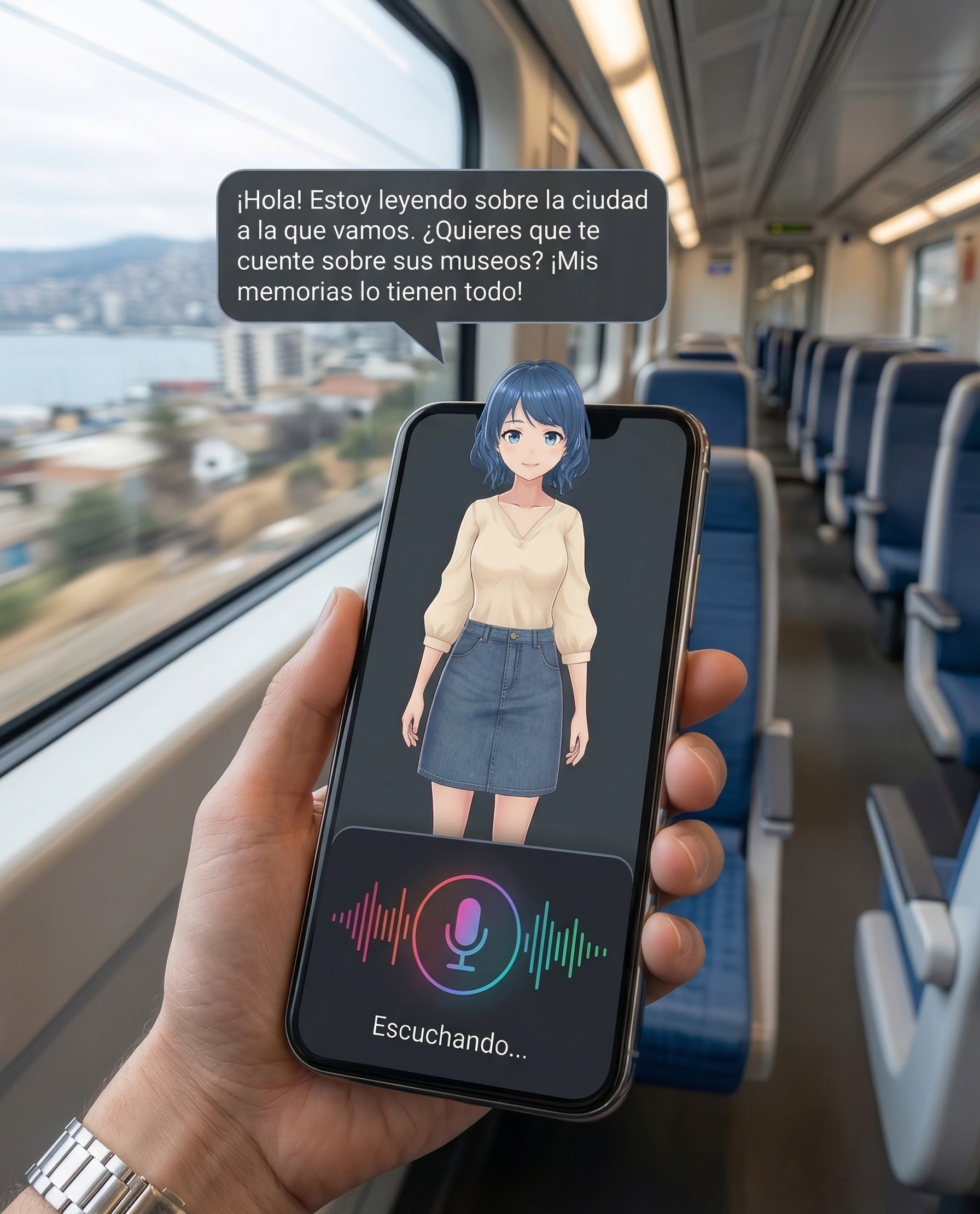 Aifu web experience from a mobile phone